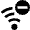 Wifi Network Remove Subtract Icon from Nova Line Set