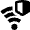 Wifi Network Security Shield Icon from Nova Solid Set
