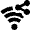 Wifi Network Share Icon from Nova Solid Set