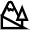 Mountain Side Icon from Atlas Line Set