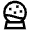 Snow Globe Decoration Icon from Atlas Line Set