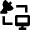 Wireless Network Long Distance Satellite Personal Computer Icon from Nova Solid Set