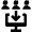 Wireless Network Mutiple User Input Icon from Nova Solid Set
