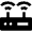 Wireless Network Router Accesspoint Icon from Nova Solid Set