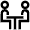 Table Meet Icon from Atlas Line Set