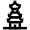 Asian Pagoda Icon from Atlas Line Set