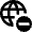 Network Subtract Remove Icon from Nova Line Set