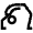 Backward Bridge Pose Icon from Atlas Line Set