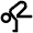Crane Pose Icon from Atlas Line Set