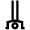 Handstand Pose Icon from Atlas Line Set