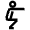 Squat Pose Icon from Atlas Line Set