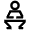 Squat Yoga Pose Icon from Atlas Line Set