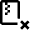 File Compress Cross Remove Icon from Nova Line Set