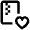File Compress Favorite Heart Icon from Nova Line Set