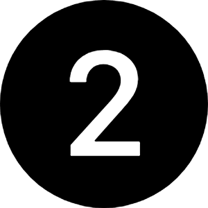 2 Circle Fill Icon from Bootstrap Set