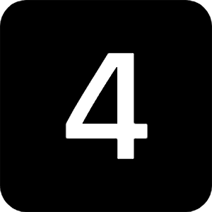 4 Square Fill Icon from Bootstrap Set