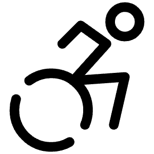 Accessibility Sign Icon from Iconoir Regular Set