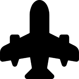 Airplane Engines Fill Icon from Bootstrap Set