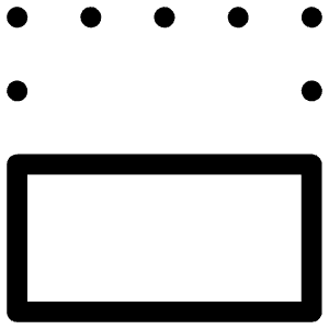 Align Bottom Box Icon from Iconoir Regular Set