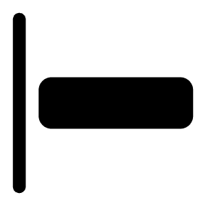 Align Start Icon from Bootstrap Set