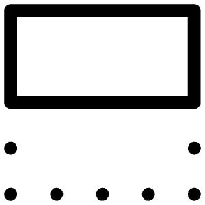 Align Top Box Icon from Iconoir Regular Set