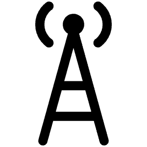 Antenna Icon from Iconoir Regular Set