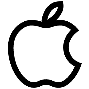 Apple Mac Icon from Iconoir Regular Set