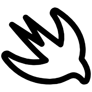 Apple Swift Icon from Iconoir Regular Set