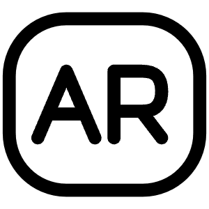 Ar Tag Icon from Iconoir Regular Set