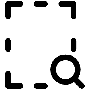 Area Search Icon from Iconoir Regular Set