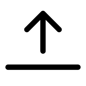 Arrow Bar Up Icon from Bootstrap Set