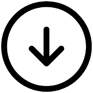 Arrow Down Circle Icon from Iconoir Regular Set