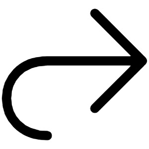 Arrow Email Forward Icon from Iconoir Regular Set