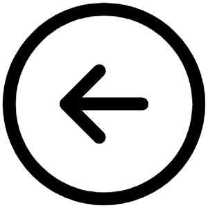 Arrow Left Circle Icon from Iconoir Regular Set