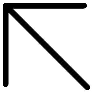 Arrow Up Left Icon from Iconoir Regular Set