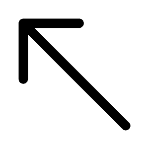 Arrow Up Left Icon from Bootstrap Set