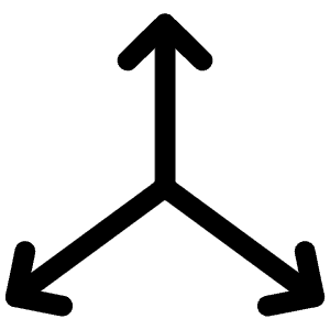 Axes Icon from Iconoir Regular Set