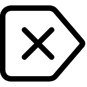 Backspace Reverse Icon from Bootstrap Set