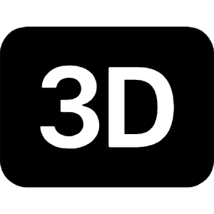 Badge 3d Fill Icon from Bootstrap Set