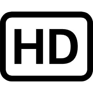 Badge Hd Icon from Bootstrap Set