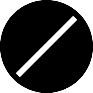 Ban Fill Icon from Bootstrap Set