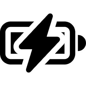 Battery Charging Icon from Bootstrap Set
