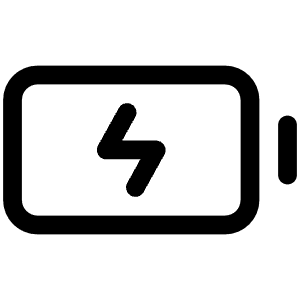 Battery Charging Icon from Iconoir Regular Set