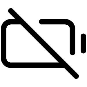 Battery Slash Icon from Iconoir Regular Set