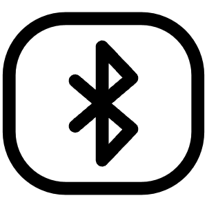 Bluetooth Tag Icon from Iconoir Regular Set
