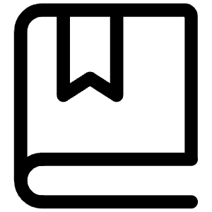 Bookmark Book Icon from Iconoir Regular Set