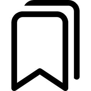 Bookmarks Icon from Bootstrap Set