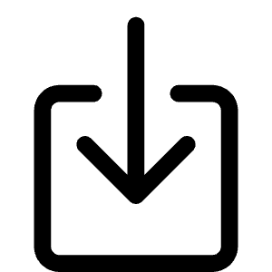 Box Arrow In Down Icon from Bootstrap Set