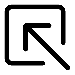 Box Arrow In Up Left Icon from Bootstrap Set