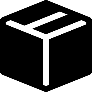 Box Seam Fill Icon from Bootstrap Set